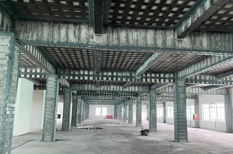 建筑加固中的粘鋼加固